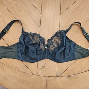 Nessa Lace Underwire Bra in Deep Teal